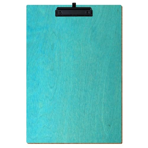 Bütic Holz Klemmbrett Standardform Türkis für DIN A3 A4 A5 A6 aus 3 mm Birkensperrholz und mit widerstandsfähigem Klarlack versiegelt, Format:A3 hoch, Klemme:Bügelklemme Schwarz Stifthalter Bütic Holz Klemmbrett Standardform Türkis für DIN A3 A4 A5 A6 aus 3 mm Birkensperrholz und mit widerstandsfähigem Klarlack versiegelt, Format:A3 hoch, Klemme:Bügelklemme Schwarz Stifthalter von Bütic GmbH
