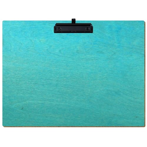 Bütic Holz Klemmbrett Standardform Türkis für DIN A3 A4 A5 A6 aus 3 mm Birkensperrholz und mit widerstandsfähigem Klarlack versiegelt, Format:A3 quer, Klemme:Bügelklemme Schwarz Stifthalter Bütic Holz Klemmbrett Standardform Türkis für DIN A3 A4 A5 A6 aus 3 mm Birkensperrholz und mit widerstandsfähigem Klarlack versiegelt, Format:A3 quer, Klemme:Bügelklemme Schwarz Stifthalter von Bütic GmbH