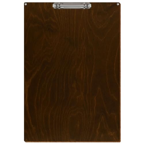 Bütic Holz Ringbuchbrett Standardform mit Ösen - für DIN A3 A4 A5 aus 3mm Birkensperrholz und mit widerstandsfähigem Klarlack versiegelt, Format:A3 hoch, Farbe:Eiche dunkel Bütic Holz Ringbuchbrett Standardform mit Ösen - für DIN A3 A4 A5 aus 3mm Birkensperrholz und mit widerstandsfähigem Klarlack versiegelt, Format:A3 hoch, Farbe:Eiche dunkel von Bütic GmbH