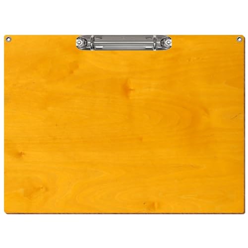 Bütic Holz Ringbuchbrett Standardform mit Ösen - für DIN A3 A4 A5 aus 3mm Birkensperrholz und mit widerstandsfähigem Klarlack versiegelt, Format:A4 quer, Farbe:Zitrone Bütic Holz Ringbuchbrett Standardform mit Ösen - für DIN A3 A4 A5 aus 3mm Birkensperrholz und mit widerstandsfähigem Klarlack versiegelt, Format:A4 quer, Farbe:Zitrone von Bütic GmbH