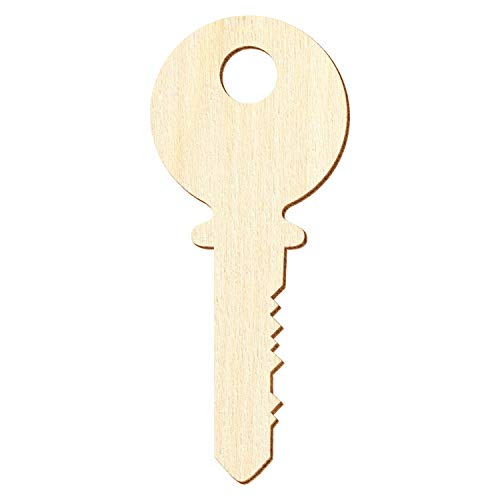 Holz Schlüssel V1 - Deko Basteln 5-50cm, Größe:15cm, Pack mit:1 Stück von Bütic GmbH