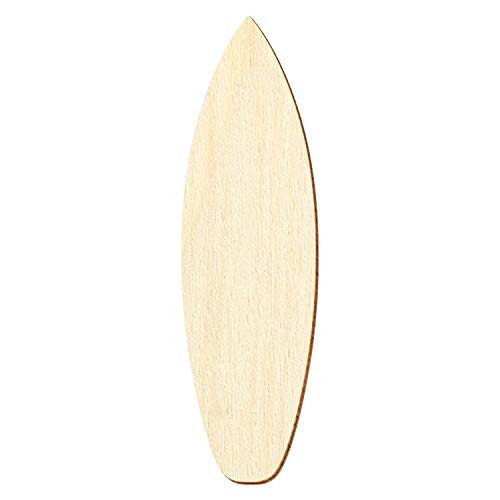 Holz Surfboard - Deko Basteln 3-50cm, Größe:10cm, Pack mit:1 Stück von Bütic GmbH