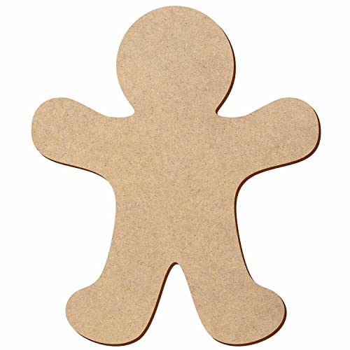 MDF Lebkuchenmann - Deko Basteln 5-50 cm, Pack mit:10 Stück, Höhe:5cm hoch MDF Lebkuchenmann - Deko Basteln 5-50 cm, Pack mit:10 Stück, Höhe:5cm hoch von Bütic GmbH