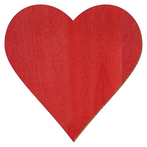 Weinrote Holz Herzen - Deko Zuschnitte Größenauswahl, Größe:Herz 17cmx17cm Weinrote Holz Herzen - Deko Zuschnitte Größenauswahl, Größe:Herz 17cmx17cm von Bütic GmbH