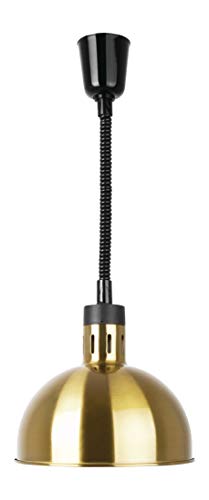 Buffalo DY462 Hitzeschirm, einziehbar, kuppelförmig, helles Gold-Finish, 250 W Buffalo DY462 Hitzeschirm, einziehbar, kuppelförmig, helles Gold-Finish, 250 W von Buffalo