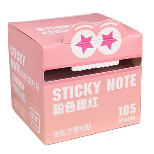 Nette Mons Ter Muster Sticky Noten, Cartoon -Klebernoten, Süße Memo -Pads, Mit Entzückendem Cartoon -Design, Glatte Beschreibbare Oberfläche, 7,5x7x7cm, Für Sohn, Tochter, Mädchen, Jugendliche von Buhygn