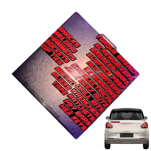 Magnetic Toolbox Labels, High-Recognition 3D Tool Box Drawer Decals, Reusable Tags Portable Compact Ideal for Cabinet, Shop, Warehouse, Locker, Classroom Organization, Neat Storage Magnetic Toolbox Labels, High-Recognition 3D Tool Box Drawer Decals, Reusable Tags Portable Compact Ideal for Cabinet, Shop, Warehouse, Locker, Classroom Organization, Neat Storage von Buhyujkm