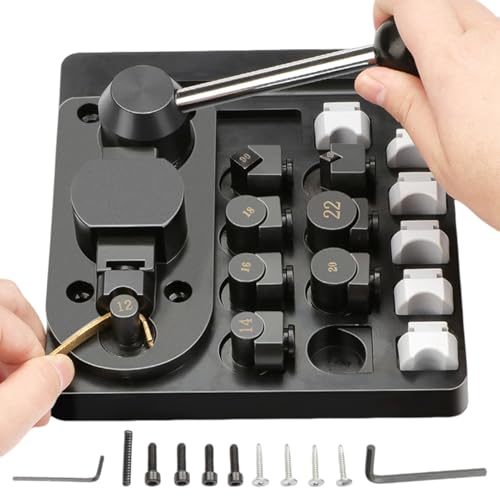 Ring Bender tools, Adjustable Metal Resizer, 7.48x6.89x0.79 inches Professional Silversmith Build, Durable Craft Accessory, Silver 1-Pack, Jewelry Wire Wrapping Beading Use Ring Bender tools, Adjustable Metal Resizer, 7.48x6.89x0.79 inches Professional Silversmith Build, Durable Craft Accessory, Silver 1-Pack, Jewelry Wire Wrapping Beading Use von Buhyujkm