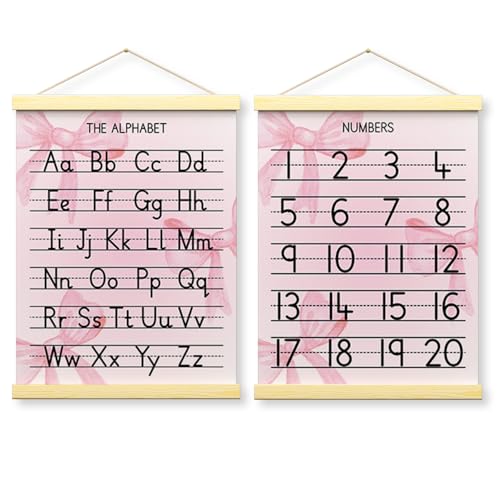 Buildinest Zahlen-Abc-Wanddiagramm für Kleinkinder, Lernposter, Kinderzimmer, Wanddekoration, Spielzimmer, Wanddekoration und Alphabet-Banner, Vorschule und Heimschule, Holz-Alphabet-Poster für Buildinest Zahlen-Abc-Wanddiagramm für Kleinkinder, Lernposter, Kinderzimmer, Wanddekoration, Spielzimmer, Wanddekoration und Alphabet-Banner, Vorschule und Heimschule, Holz-Alphabet-Poster für von Buildinest