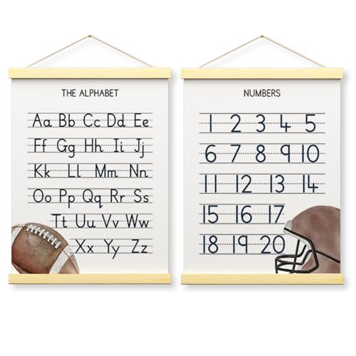 Buildinest Zahlen-Abc-Wandtafel für Kleinkinder, Lernposter, Kinderzimmer-Wanddekoration, Spielzimmer-Wanddekoration und Alphabet-Banner, Vorschule und Heimschule, Holz-Alphabet-Poster für Kleinkinder Buildinest Zahlen-Abc-Wandtafel für Kleinkinder, Lernposter, Kinderzimmer-Wanddekoration, Spielzimmer-Wanddekoration und Alphabet-Banner, Vorschule und Heimschule, Holz-Alphabet-Poster für Kleinkinder von Buildinest