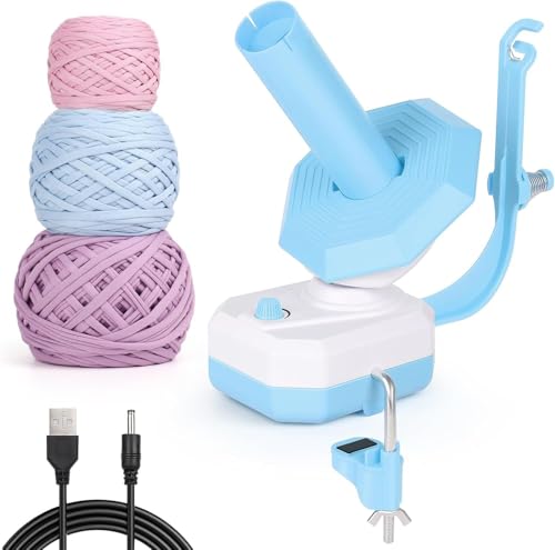 Elektrischer Garnwickler, Upgraded Yarn Cake Winder Automatic, Wool Winder Abs Wool Spinner Electric Crochet Yarn Holder DIY Crochet Machine Elektrischer Garnwickler, Upgraded Yarn Cake Winder Automatic, Wool Winder Abs Wool Spinner Electric Crochet Yarn Holder DIY Crochet Machine von Buithafu