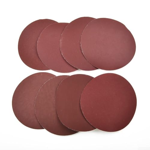 Bulevisiter 40 Stück rundes Schleifpapier, 75 mm, 80 mm, Samtschleifpapier-Set, 320–2000 Maschen, geeignet für Holzbearbeitung, Autolackentfernung, Wanddekoration von Bulevisiter
