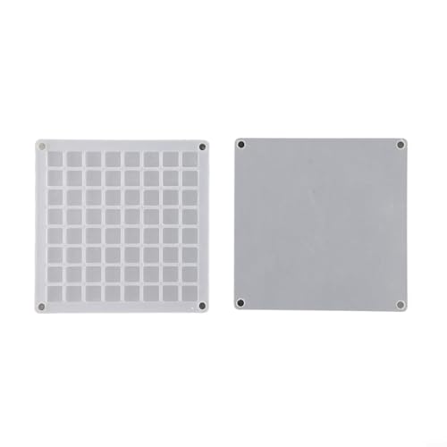 Bulevisiter Magnetische Muschelbox aus Acryl, 12 x 12 cm, 36 Fächer, transparent, tragbar, mit Magnetverschluss für Muscheln, Steine, Diamanten Bulevisiter Magnetische Muschelbox aus Acryl, 12 x 12 cm, 36 Fächer, transparent, tragbar, mit Magnetverschluss für Muscheln, Steine, Diamanten von Bulevisiter