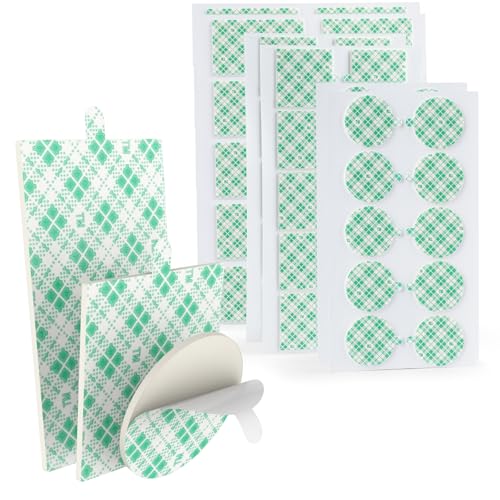 3M 60 Stück Doppelseitiges Klebeband Quadratisch Rund und Rechteckig aus 3M Selbstklebendem Montageband 4026 Doppelt Beschichtetes Urethan Klebepads für Wände Auto Haus Büro 0.15cm Dick Weiß 3M 60 Stück Doppelseitiges Klebeband Quadratisch Rund und Rechteckig aus 3M Selbstklebendem Montageband 4026 Doppelt Beschichtetes Urethan Klebepads für Wände Auto Haus Büro 0.15cm Dick Weiß von Bulina