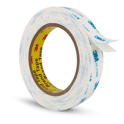 3M Doppelseitiges Klebeband 1600T Extra Stark PE Schaum Klebebänder 19mm × 5m 1.1mm Dick Stoffband Strapazierfähig Wasserfest für Innen Außenbereich DIY Befestigung von Gegenständen Bildern 3M Doppelseitiges Klebeband 1600T Extra Stark PE Schaum Klebebänder 19mm × 5m 1.1mm Dick Stoffband Strapazierfähig Wasserfest für Innen Außenbereich DIY Befestigung von Gegenständen Bildern von Bulina