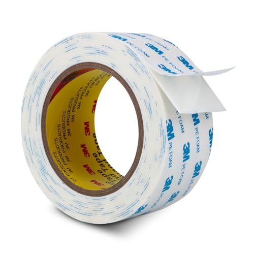 3M Doppelseitiges Klebeband 1600T Extra Stark PE Schaum Klebebänder 50mm × 5m 1.1mm Dick Stoffband Strapazierfähig Wasserfest für Innen Außenbereich DIY Befestigung von Gegenständen Bildern 3M Doppelseitiges Klebeband 1600T Extra Stark PE Schaum Klebebänder 50mm × 5m 1.1mm Dick Stoffband Strapazierfähig Wasserfest für Innen Außenbereich DIY Befestigung von Gegenständen Bildern von Bulina