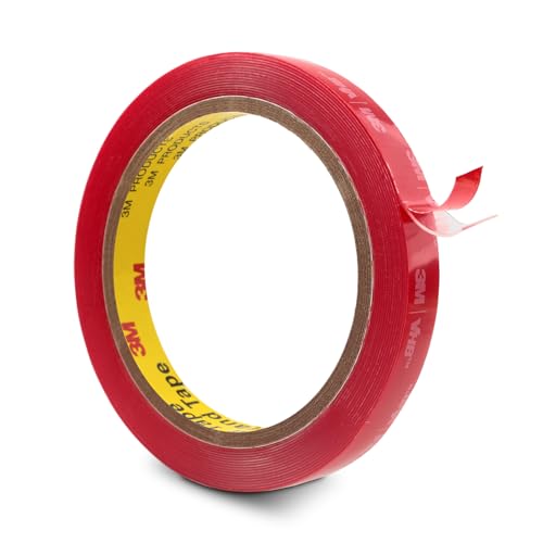 3M Doppelseitiges Klebeband Montageband 12.5mm x 4.7m Klar 1 Rollen 0.5mm dick 4905 Schaumstoffband Schwerlast Wasserdichtes für Auto Dekoration Heim Büro 3M Doppelseitiges Klebeband Montageband 12.5mm x 4.7m Klar 1 Rollen 0.5mm dick 4905 Schaumstoffband Schwerlast Wasserdichtes für Auto Dekoration Heim Büro von Bulina