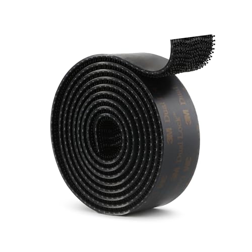3M Dual Lock SJ3550 25 mm x 1.2 m Schwarz 1 Rollen Wiederverschließbares Befestigungsband Ineinandergreifendes Pilzförmiges Stark Hakenverschluss Klebeband für Den Innen und Außenbereich 3M Dual Lock SJ3550 25 mm x 1.2 m Schwarz 1 Rollen Wiederverschließbares Befestigungsband Ineinandergreifendes Pilzförmiges Stark Hakenverschluss Klebeband für Den Innen und Außenbereich von Bulina