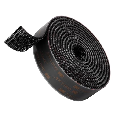 3M Dual Lock SJ3550A 25 mm x 2.5 m Schwarz 1 Rollen Wiederverschließbares Befestigungsband Ineinandergreifendes Pilzförmiges Stark Hakenverschluss Klebeband für Den Innen und Außenbereich 3M Dual Lock SJ3550A 25 mm x 2.5 m Schwarz 1 Rollen Wiederverschließbares Befestigungsband Ineinandergreifendes Pilzförmiges Stark Hakenverschluss Klebeband für Den Innen und Außenbereich von Bulina
