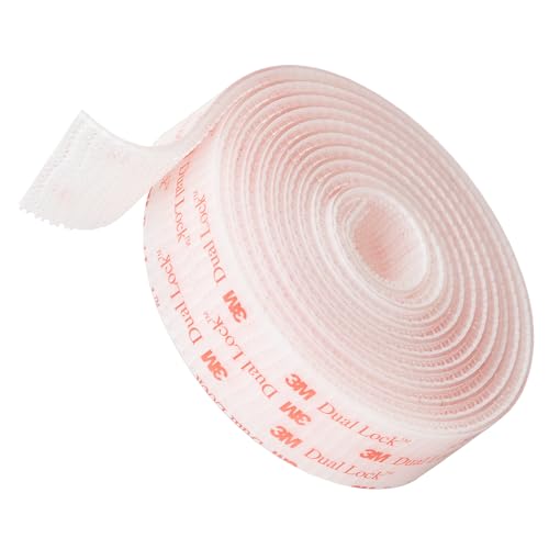 3M Dual Lock SJ3560 25 mm x 1.9 m Transparent 1 Rollen Wiederverschließbares Befestigungsband Ineinandergreifendes Pilzförmiges Stark Hakenverschluss Klebeband für Den Innen und Außenbereich 3M Dual Lock SJ3560 25 mm x 1.9 m Transparent 1 Rollen Wiederverschließbares Befestigungsband Ineinandergreifendes Pilzförmiges Stark Hakenverschluss Klebeband für Den Innen und Außenbereich von Bulina