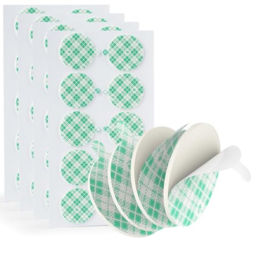 3M Rundes Doppelseitiges Klebeband Heavy Duty 3cm Durchmesser aus 3M 4026 Urethanschaum 40PCS Schaumstoffpads für Wände Autos Heimbüros DIY Karten Bilder 0.15cm Dick Weiß von Bulina