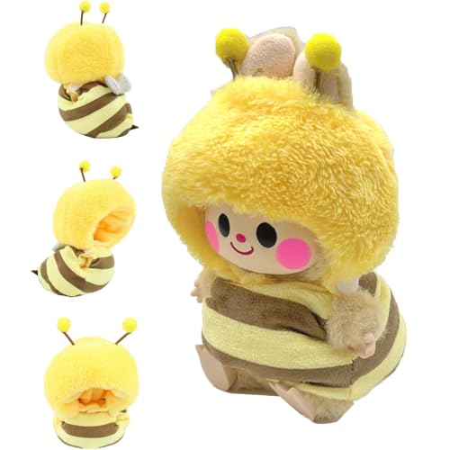 17cm Mini Plüsch Bekleidung Kleidung Outfits 2 Stück Gelb Puppen Bombuskostüm Große Puppenkleidung, Cute Abnehmbarer Puppe Plüsch Hut und Kawaii Gelb Bienen Puppenkleidung (Ohne Puppe) 17cm Mini Plüsch Bekleidung Kleidung Outfits 2 Stück Gelb Puppen Bombuskostüm Große Puppenkleidung, Cute Abnehmbarer Puppe Plüsch Hut und Kawaii Gelb Bienen Puppenkleidung (Ohne Puppe) von Bull Tiger Prestige