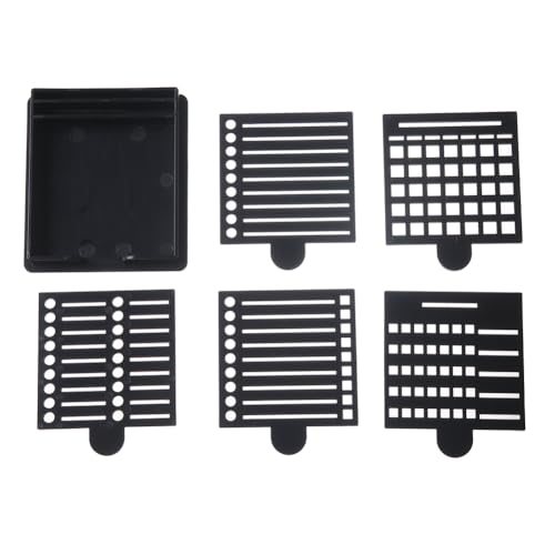Bumiva -Notiz Vorlage Sticky Note Schablone Notiz-Organizer f¨¹r B¨¹ro und Schule f¨¹r To-Do-Listen, Zuhause, B¨¹ro, Sticky-Notes- Schwarz von Bumiva