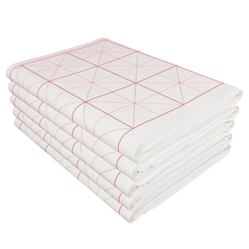 Bumiva -Papier für Chinesische Kalligraphie Chinesisches Kalligraphiepapier mit Gitter Reispapier Gitter-10cm von Bumiva