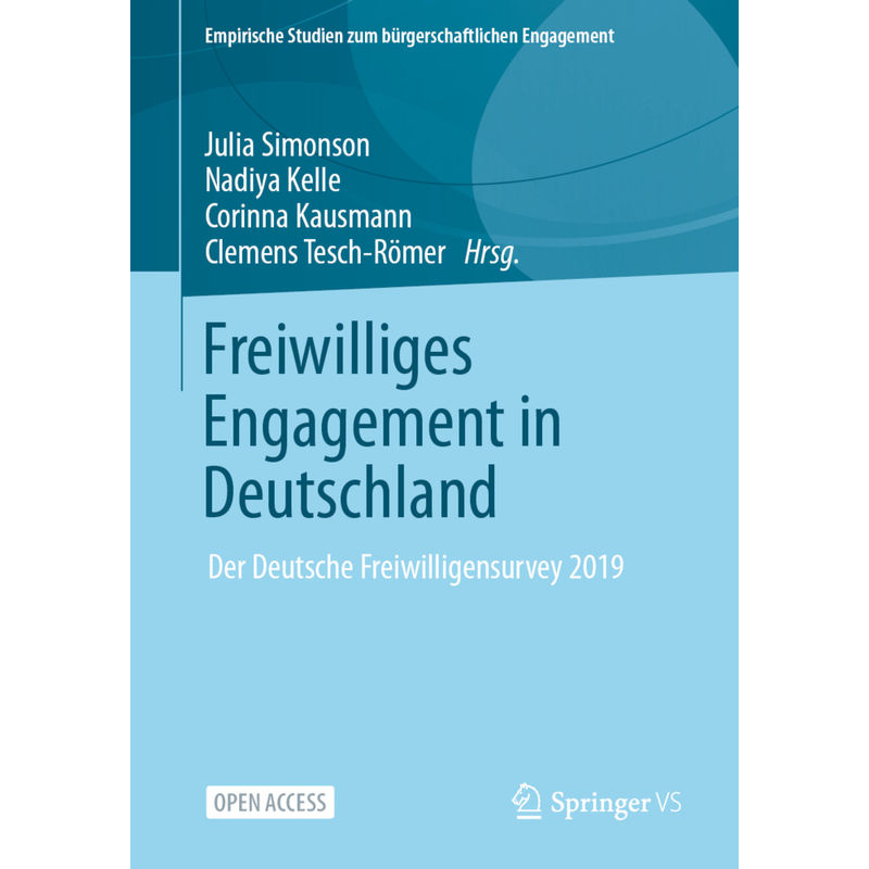 Freiwilliges Engagement In Deutschland, Kartoniert (TB) von Springer Fachmedien Wiesbaden