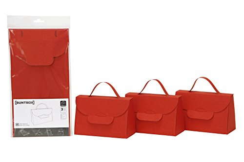 Buntbox 171-17 - Handbag Set 3-teilig, Größe M, Rubin von Buntbox
