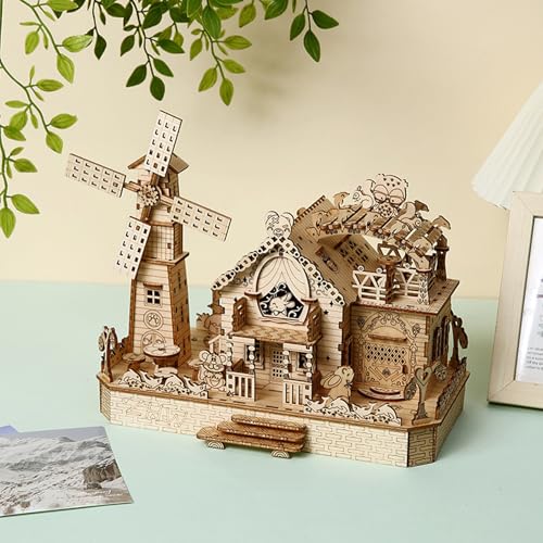 3D Puzzle Holz mit Led und Musik, 3D Holzbausatz Erwachsene Tier Haus, 3D Puzzle Architektur Modellbausatz, DIY Miniatur Haus Bausatz, Home Decor Gift 3D Puzzle Holz mit Led und Musik, 3D Holzbausatz Erwachsene Tier Haus, 3D Puzzle Architektur Modellbausatz, DIY Miniatur Haus Bausatz, Home Decor Gift von Buntzeug
