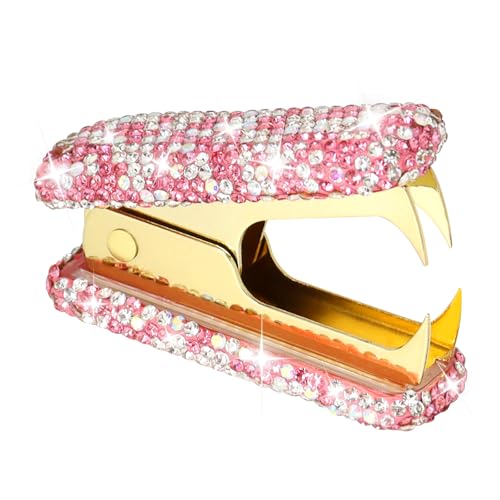Buqoo Pink Bling Strass Klammerentferner Pinch Acryl Klammerentferner Werkzeug Klammerzieher für Büro, Schule und Zuhause Buqoo Pink Bling Strass Klammerentferner Pinch Acryl Klammerentferner Werkzeug Klammerzieher für Büro, Schule und Zuhause von Buqoo