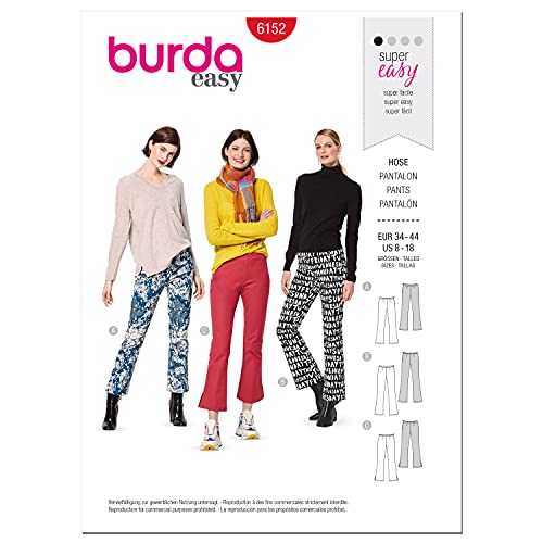 Burda Style Schnittmuster-Set, für Röcke/Hosen, mehrfarbig von Burda Style