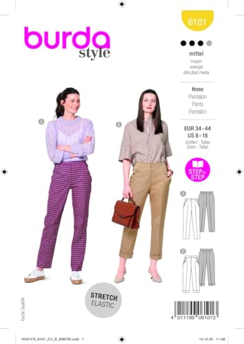 Burda Style X06101BURDA SKIRT/PANTS Schnittmuster-Set, mehrfarbig von Burda Style