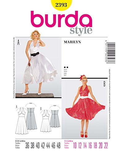 Burda Schnittmuster 2393 Marilyn Gr. 36-48 von Burda