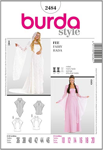 Burda Schnittmuster 2484 Kost?m Fee,Fairy Gr. 36-46 Burda Schnittmuster 2484 Kost?m Fee,Fairy Gr. 36-46 von Burda