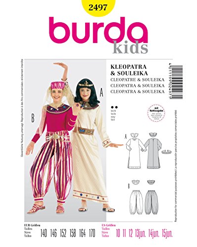 Burda Schnittmuster 2497 Gr. 140-170 von Burda