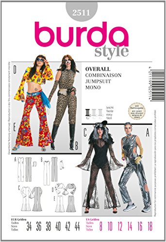 Burda Schnittmuster 2511 Overall,Jumpsuit Gr. 34-44 Burda Schnittmuster 2511 Overall,Jumpsuit Gr. 34-44 von Burda