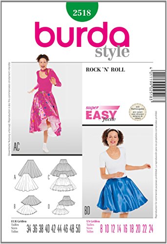 Burda Schnittmuster 2518 Gr. 34-50 Burda Schnittmuster 2518 Gr. 34-50 von Burda
