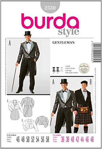 Burda Schnittmuster 2530 Gentleman Gr. 46-58 Burda Schnittmuster 2530 Gentleman Gr. 46-58 von Burda
