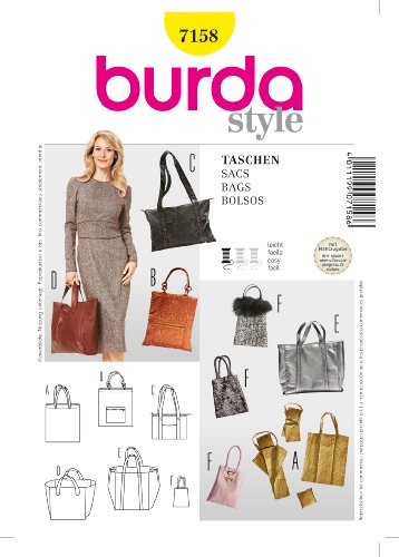 Burda Schnittmuster 7158 Taschen,Shopper,Bags,Bolsos,Sacs von Burda