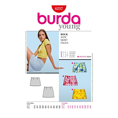Burda Schnittmuster 8237 Rock Gr. 32-50 Burda Schnittmuster 8237 Rock Gr. 32-50 von Burda