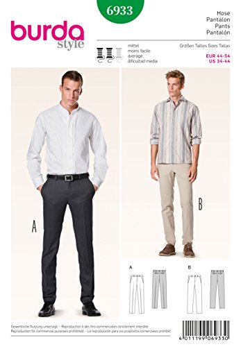 burda Schnittmuster Herren Herrenhosen #6933 Gr. 44-54 burda Schnittmuster Herren Herrenhosen #6933 Gr. 44-54 von burdastyle