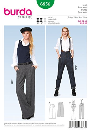 Burda Schnittmuster Hose 6856 Burda Schnittmuster Hose 6856 von Burda