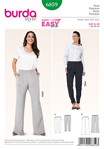 Burda Schnittmuster Hose 6859 Burda Schnittmuster Hose 6859 von burdastyle