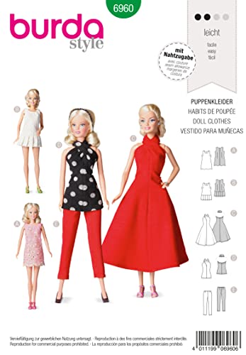 Burda Schnittmuster Puppenkleider 6960 Burda Schnittmuster Puppenkleider 6960 von burdastyle