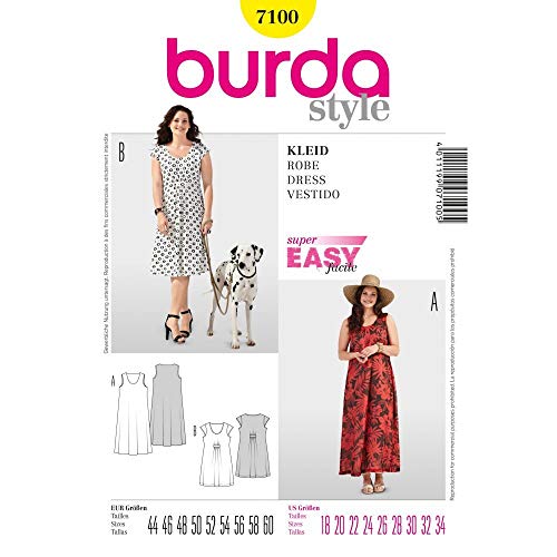 Burda Schnittmuster Sommerkleid, A-Linie von Burda