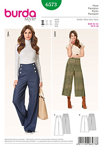 burdastyle Burda B6573 Schnittmuster für Hosen, Papier, weiß, 19 x 13 x 1 cm burdastyle Burda B6573 Schnittmuster für Hosen, Papier, weiß, 19 x 13 x 1 cm von burdastyle