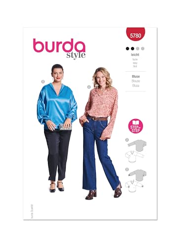 Burda Style Schnittmuster B5780 Damenbluse von Burda