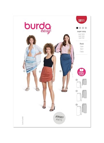 Burda Style Schnittmuster B5811 Damenrock von Burda